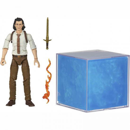 Hasbro Fans Marvel: Legends Series - Tesseract Electronic Role Play Accessory & Loki Figure Premium Gear (F3437)