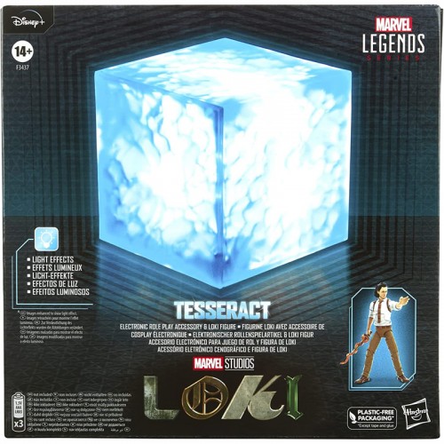 Hasbro Fans Marvel: Legends Series - Tesseract Electronic Role Play Accessory & Loki Figure Premium Gear (F3437)