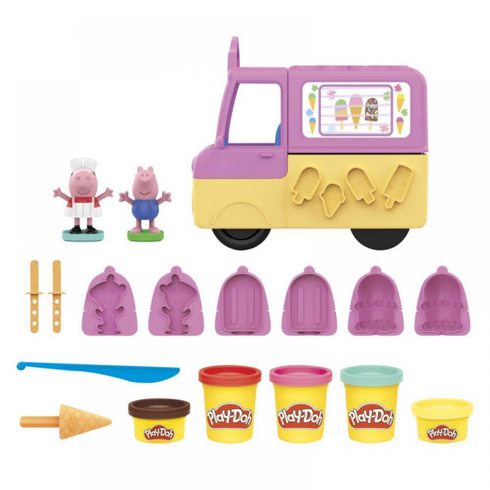 Hasbro Play-Doh Peppa Pig - Peppa's Ice Cream Playset (F3597) - F3597