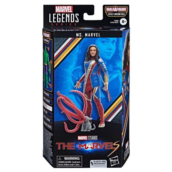 Hasbro Marvel Legends Series Build a Figure Totally Awesome Hulk: The Marvels - Ms. Marvel Action Figure (15cm) (Excl.) (F3682) Hasbro Marvel Legends Series Build a Figure Totally Awesome Hulk: The Marvels - Ms. Marvel Action Figure (15cm) (Excl.) (F3682)