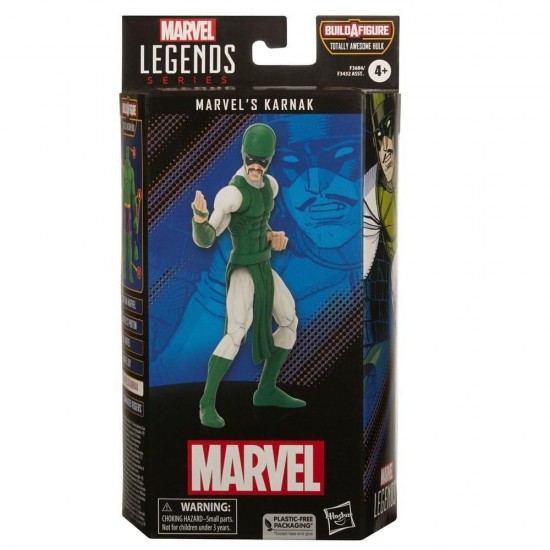 Hasbro Marvel Legends Series Build a Figure Totally Awesome Hulk: Marvel's Karnak Action Figure (15cm) (Excl.) (F3684)