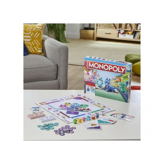Hasbro Επιτραπέζιο Monopoly Junior Learn Earn and Grow (F4436)