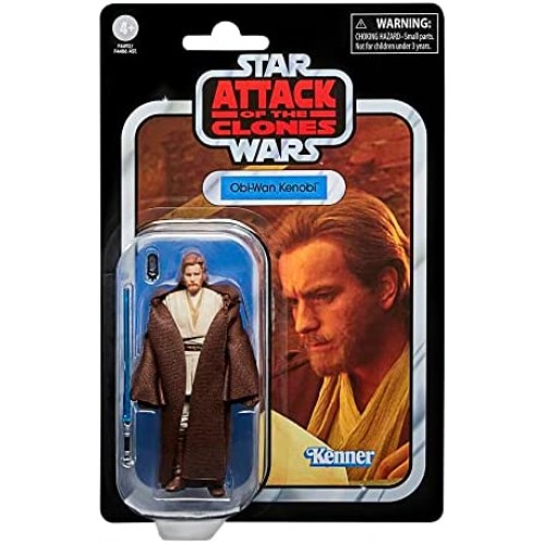 Hasbro Fans - Star Wars Attack of the Clones: Obi-Wan Kenobi Action Figure (F4492)