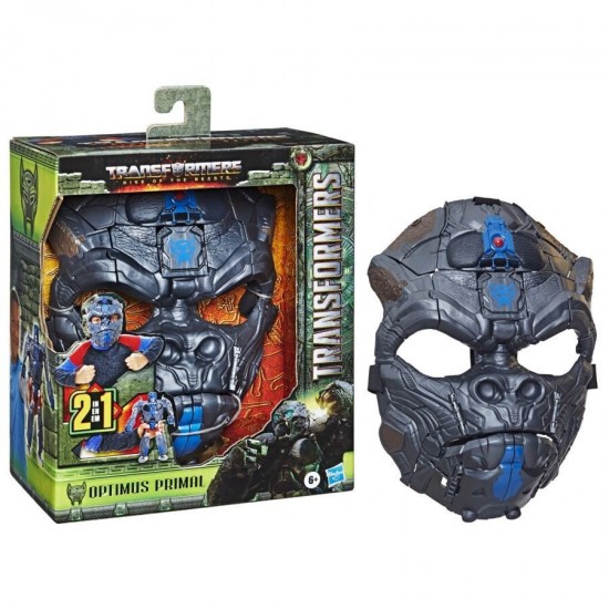 Hasbro Transformers: Rise of the Beasts - Roleplay Converting 2-In-1 Mask Optimus Primal (F4650) Hasbro Transformers: Rise of the Beasts - Roleplay Converting 2-In-1 Mask Optimus Primal (F4650)