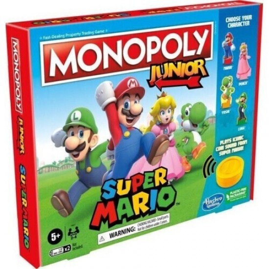 Hasbro Monopoly: Junior - Super Mario Edition (Greek Language) (F4817) Hasbro Monopoly: Junior - Super Mario Edition (Greek Language) (F4817)