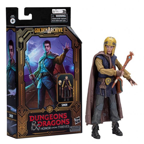 Hasbro Fans - Dungeons & Dragons Honor Among Thieves: Golden Archive Action Figure - Simon (F4869) Hasbro Fans - Dungeons & Dragons Honor Among Thieves: Golden Archive Action Figure - Simon (F4869)