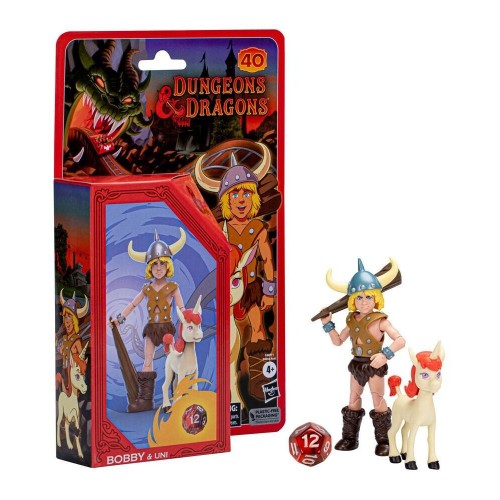 Hasbro Fans - Dungeons & Dragons Retro Collection: Bobby & Uni Action Figures (15cm) (Excl.) (F4877) Hasbro Fans - Dungeons & Dragons Retro Collection: Bobby & Uni Action Figures (15cm) (Excl.) (F4877)