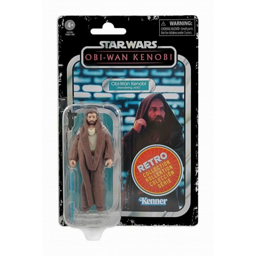 Hasbro Fans - Star Wars Retro Collection: Obi-Wan Kenobi - Obi-Wan Kenobi (Wandering Jedi) Action Figure (F5770)