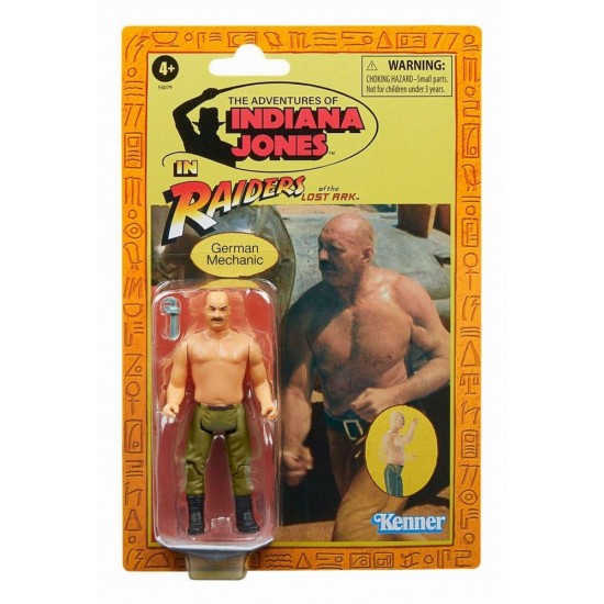 Hasbro Fans The Adventures of Indiana Jones: In Raiders of the Lost Ark - German Mechanic Action Figure (10cm) (Excl.) (F6079) Hasbro Fans The Adventures of Indiana Jones: In Raiders of the Lost Ark - German Mechanic Action Figure (10cm) (Excl.) (F6079)