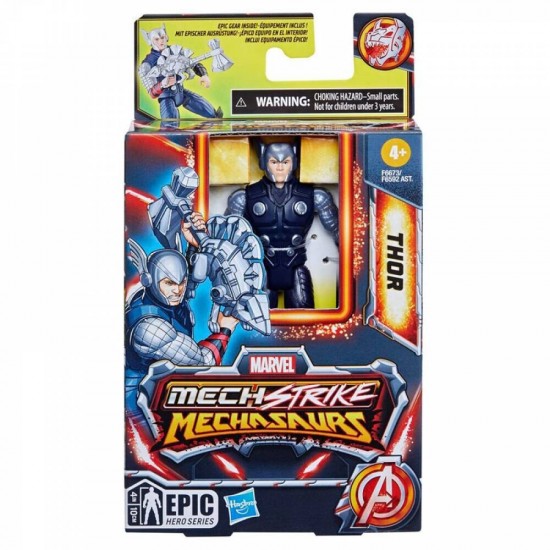 Hasbro Marvel Mech Strike: Mechasaurus - Thor (6) Action Figure (F6673).
