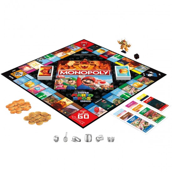Hasbro - Επιτραπέζιο - Monopoly, Super Mario Bros The Movie (F6818)