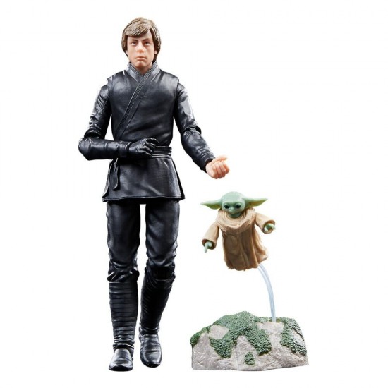 Hasbro Fans Disney Star Wars The Black Series: The Book of Boba Fett - Luke Skywalker & Grogu Action Figure (15cm) (Excl.) (F7008)