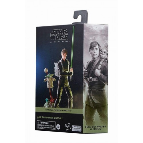 Hasbro Fans Disney Star Wars The Black Series: The Book of Boba Fett - Luke Skywalker & Grogu Action Figure (15cm) (Excl.) (F7008)