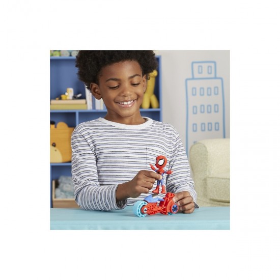 Hasbro Disney Junior Marvel: Spidey and his Amazing Friends - Spidey & Motorcycle (F7459)