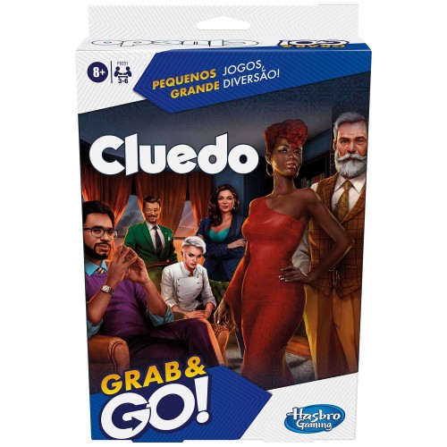 Hasbro Cluedo grab And Go ,ηλικία 8 και πάνω, για 3-6 παίκτες (Ελληνική Γλώσσα) (F8251)