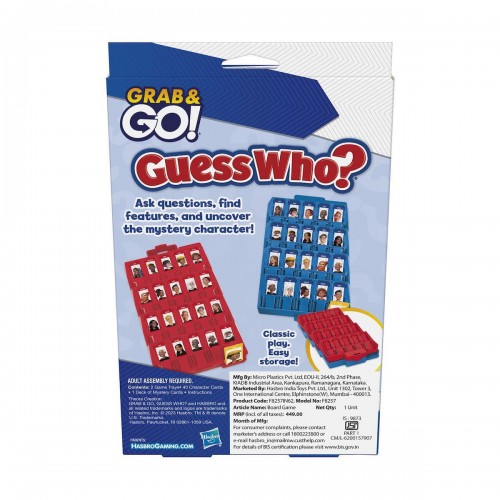 Hasbro Guess Who: Grab And Go Board Game (English Language) (F8257EN)