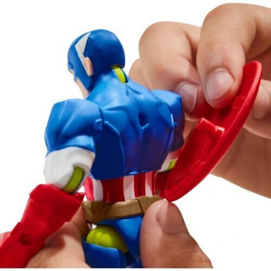 Hasbro Marvel Avengers: Mixmashers - Captain America Figure (F9267) Hasbro Marvel Avengers: Mixmashers - Captain America Figure (F9267)