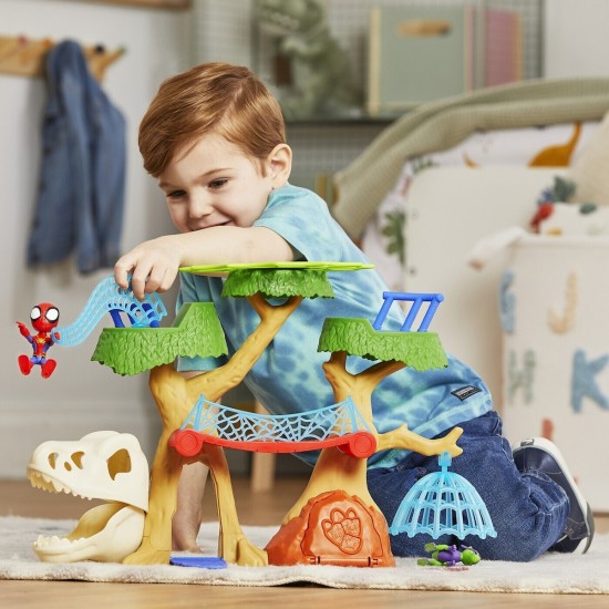 Hasbro Marvel: Spidey And His Amazing Friends - Dino Webs Treehouse Playset (F9477)