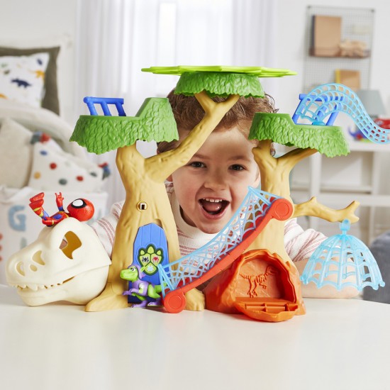 Hasbro Marvel: Spidey And His Amazing Friends - Dino Webs Treehouse Playset (F9477)