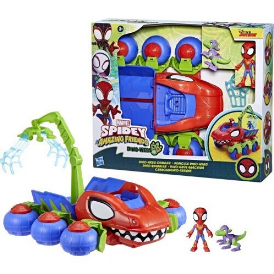 Hasbro Disney: Marvel Spidey And His Amazing Friends - Dino Webs Crawler Vehicle (F9480)