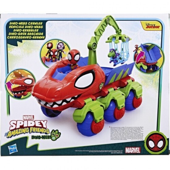 Hasbro Disney: Marvel Spidey And His Amazing Friends - Dino Webs Crawler Vehicle (F9480)