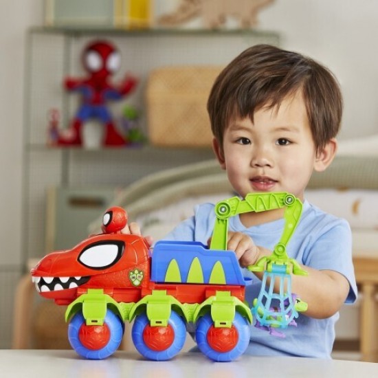 Hasbro Disney: Marvel Spidey And His Amazing Friends - Dino Webs Crawler Vehicle (F9480)