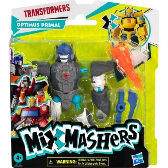 Hasbro Transformers: Mixmashers Basic Figure - Optimus Primal Action Figure (F9733)