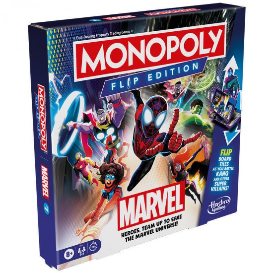 Hasbro Marvel: Monopoly - Flip Edition (Greek Language) (F9931) Hasbro Marvel: Monopoly - Flip Edition (Greek Language) (F9931)