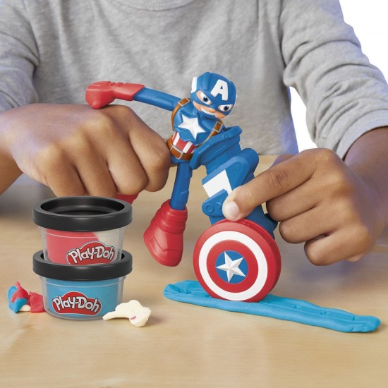 Hasbro Play-Doh Marvel: Captain America - Stamping Shield (G0056)