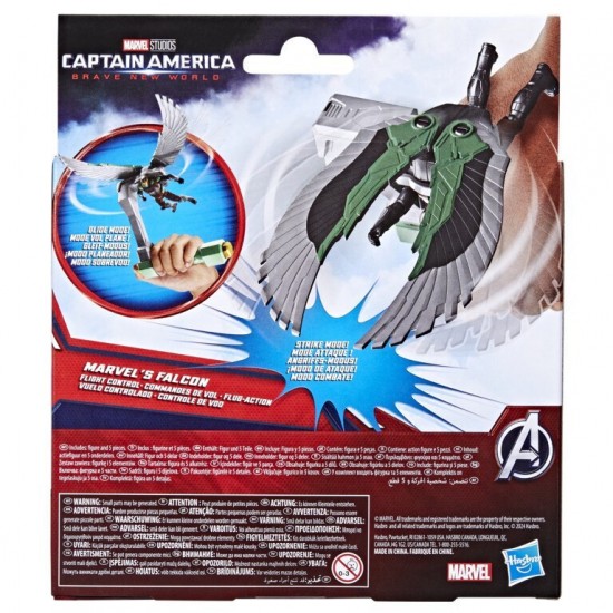 Hasbro Marvel Captain America: Brave New World - Marvel's Falcon 4" Flight Control Figure (G0076)