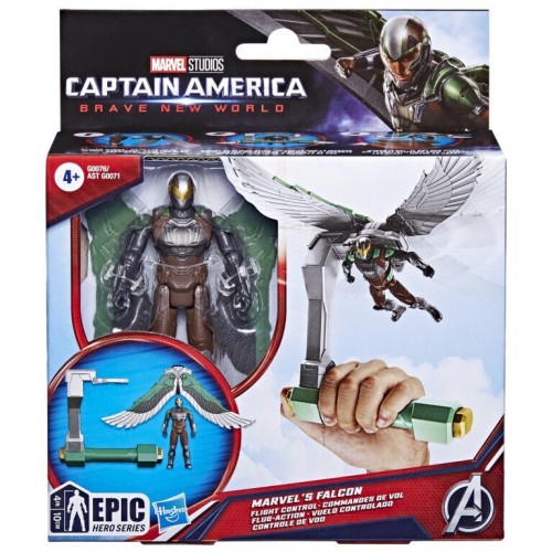 Hasbro Marvel Captain America: Brave New World - Marvel's Falcon 4" Flight Control Figure (G0076)