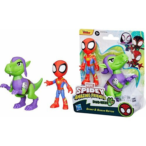 Hasbro Disney Marvel: Spidey And His Amazing Friends Dino-Webs - Spidey & Goblin Raptor (G0120)