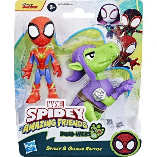 Hasbro Disney Marvel: Spidey And His Amazing Friends Dino-Webs - Spidey & Goblin Raptor (G0120)
