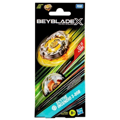 Hasbro Bey Blade X: Booster Single Top - Scythe Incendio (G0285)