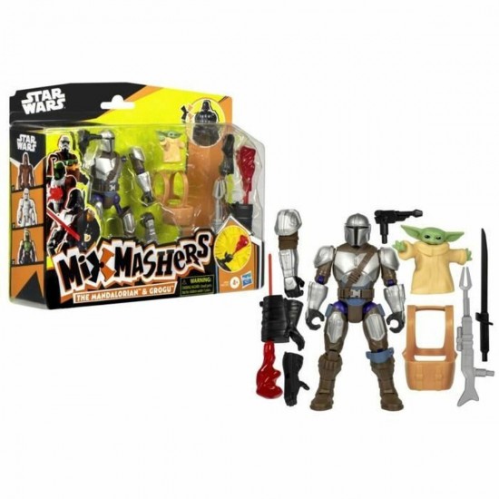 Hasbro Disney Mixmashers: Star Wars - The Mandalorian & Grogu Deluxe Figures (G0300)