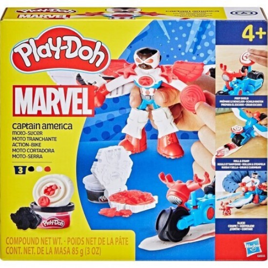 Hasbro Play-Doh Marvel: Captain America - Moto-Slicer (G0555) Hasbro Play-Doh Marvel: Captain America - Moto-Slicer (G0555)