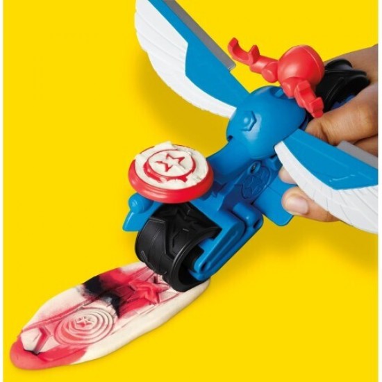Hasbro Play-Doh Marvel: Captain America - Moto-Slicer (G0555) Hasbro Play-Doh Marvel: Captain America - Moto-Slicer (G0555)