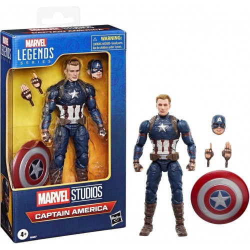 Hasbro Fans Marvel Avengers: Legends Series - Captain America 6'' Action Figure (G0607)