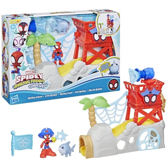 Hasbro Spidey And His Amazing Friends Water Webs: Spidey Island - Playset (G0665)