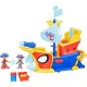 Hasbro Disney Jr. Marvel: Spidey And His Amazing Friends Waterwebs - Webs Ahoy Bubble Pirate Ship Playset (G0666)