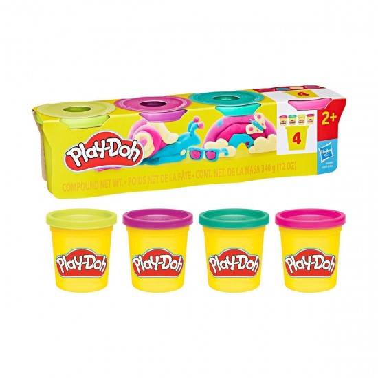 Hasbro Play-Doh: Doh & More - Vibrant 4 Pack (G0689)