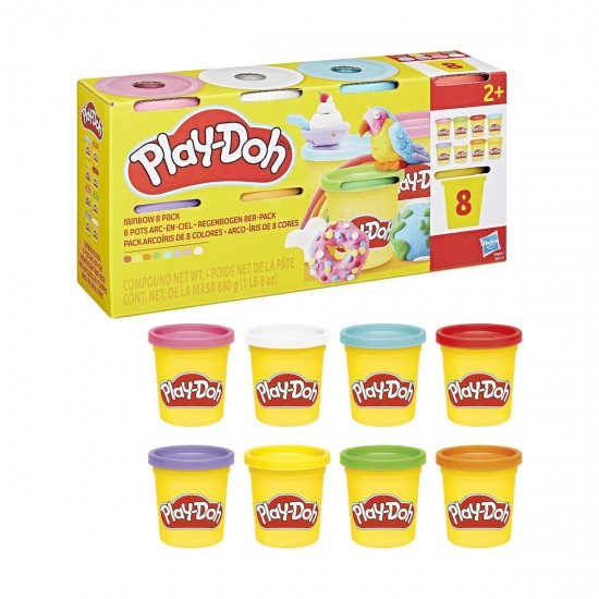 Hasbro Play-Doh: Doh & More - Rainbow 8 Pack (G0691)