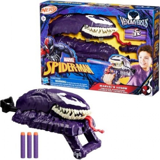 Hasbro Nerf Marvel Spider-Man: Venomversus - Marvel's Venom Strike Blaster (G0730)