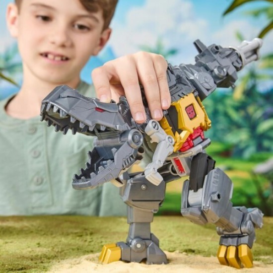 Hasbro Transformers Changes to Dino: Cyberworld - Chomp & Battle Grimlock Action Figure (G0748)
