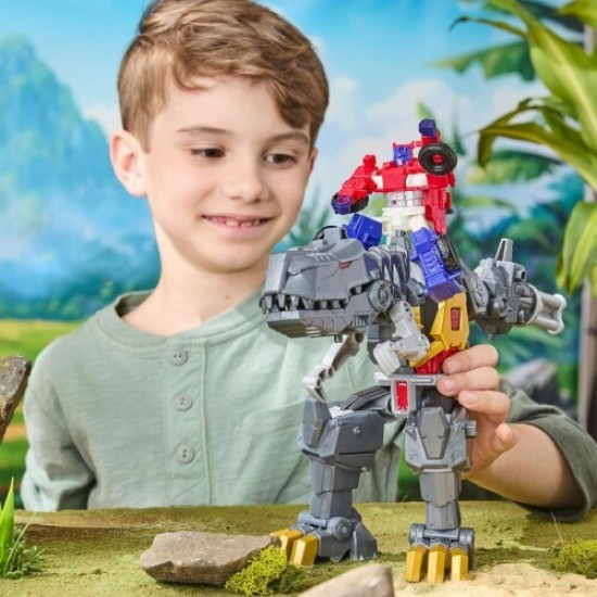 Hasbro Transformers Changes to Dino: Cyberworld - Chomp & Battle Grimlock Action Figure (G0748)