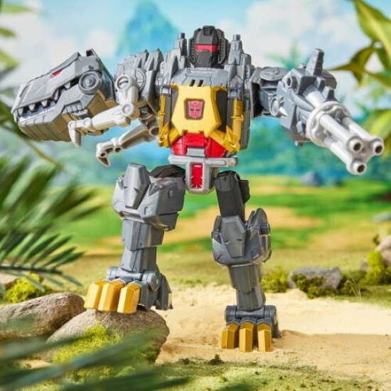 Hasbro Transformers Changes to Dino: Cyberworld - Chomp & Battle Grimlock Action Figure (G0748)