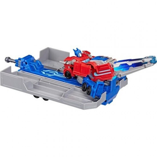 Hasbro Transformers Truck to Playset: Earthspark - Optimus Prime Battle Trailer (G0750)