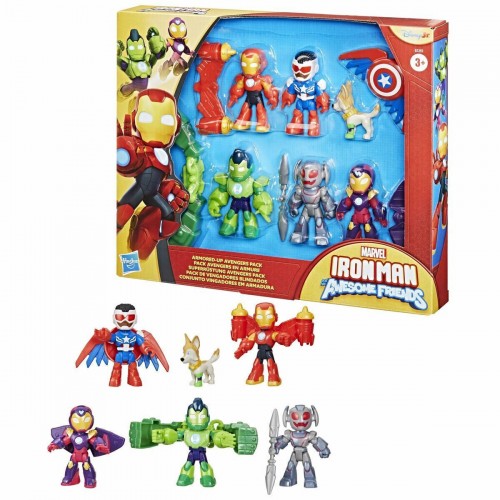 Hasbro Marvel Iron Man And His Awesome Friends: Armored Up Avengers Pack - Figures (G1255)