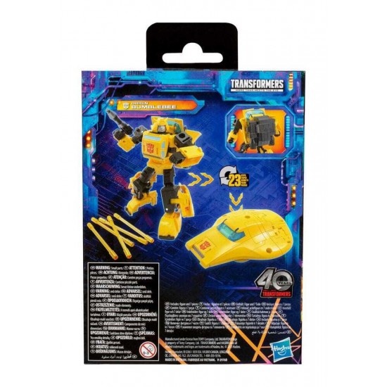 Hasbro Fans Transformers: Generation Legacy United - Origin Bumblebee Deluxe Class Action Figure (G1292)