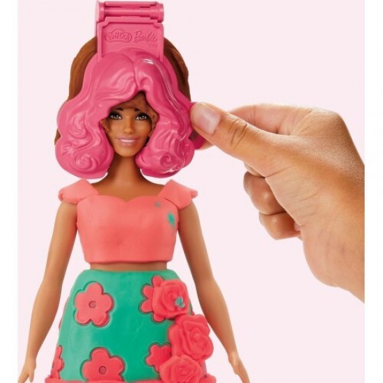 Hasbro Play-Doh: Fashion - Barbie Designer Dolls Florals And Fringe (G1360)